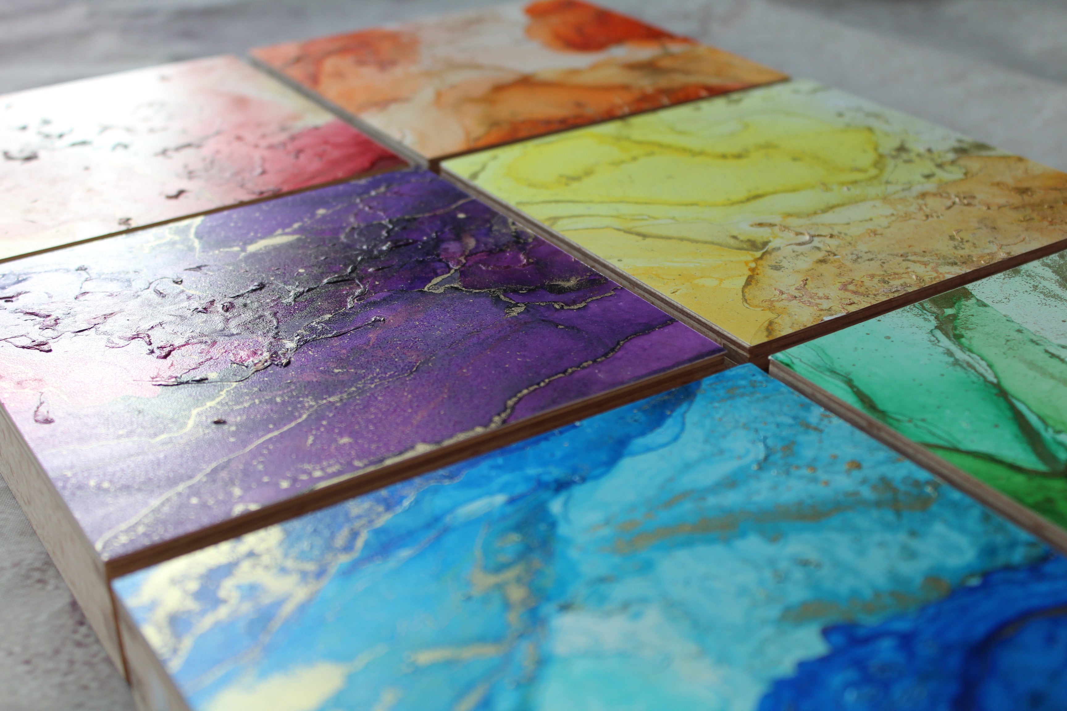 Kunst auf Holzkörpern