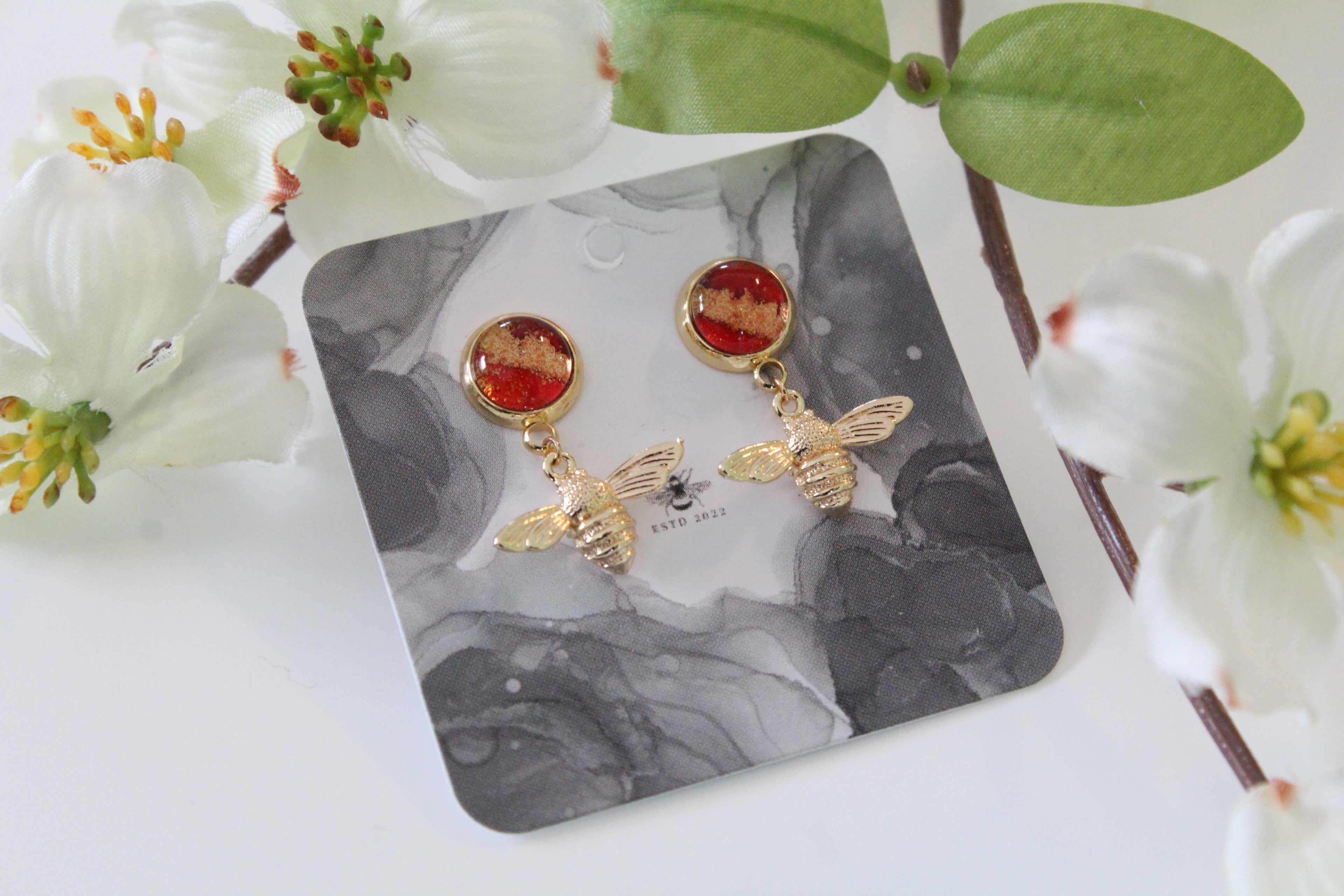 Bienenohrstecker | Vegoldet & Antiallergen | GAD Design Collection