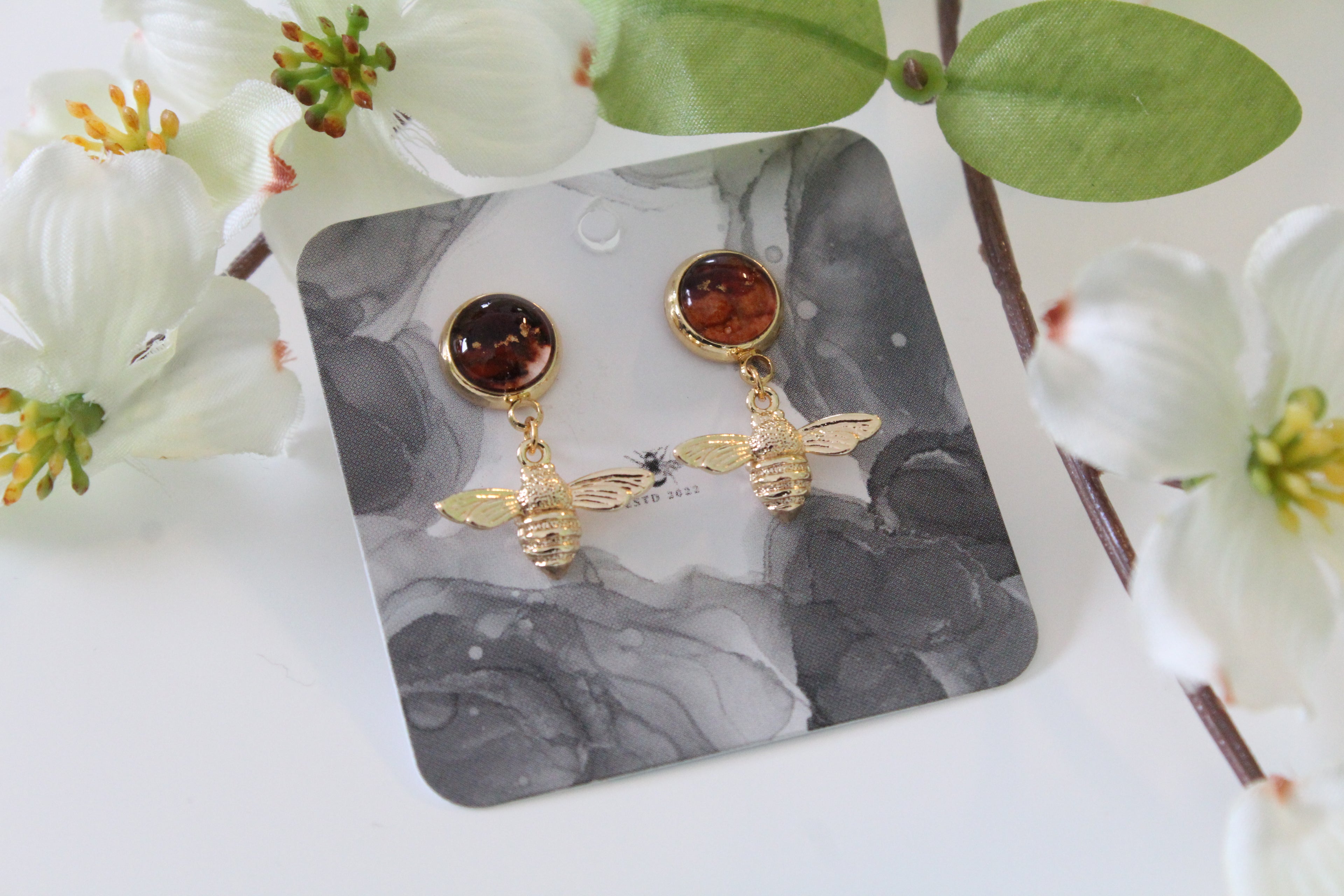 Bienenohrstecker | Vegoldet & Antiallergen | GAD Design Collection