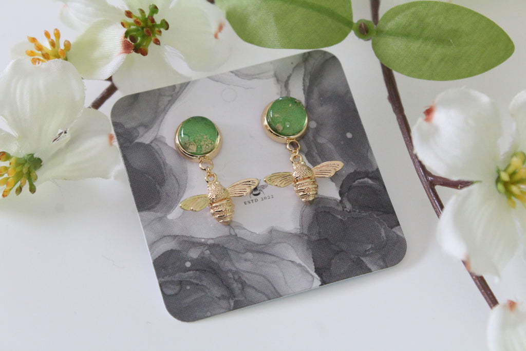 Bienenohrstecker | Vegoldet & Antiallergen | GAD Design Collection